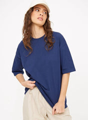 Drop Shoulder Over Size T-shirt