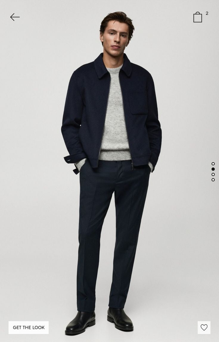 Wool Blend Jacket Upper